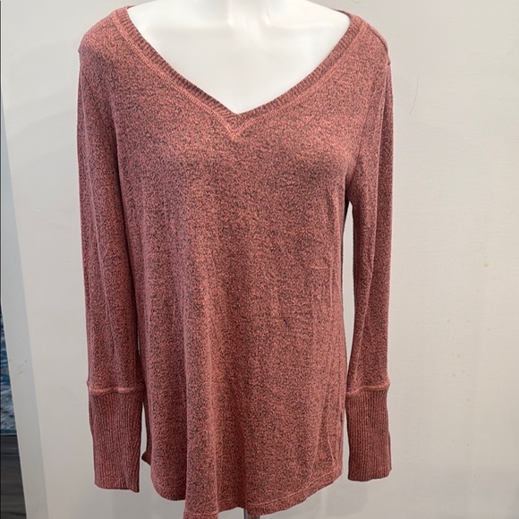 Maurice’s 24/7 Small Women's Pink V-Neck Sweater Top - Picture 1 of 8